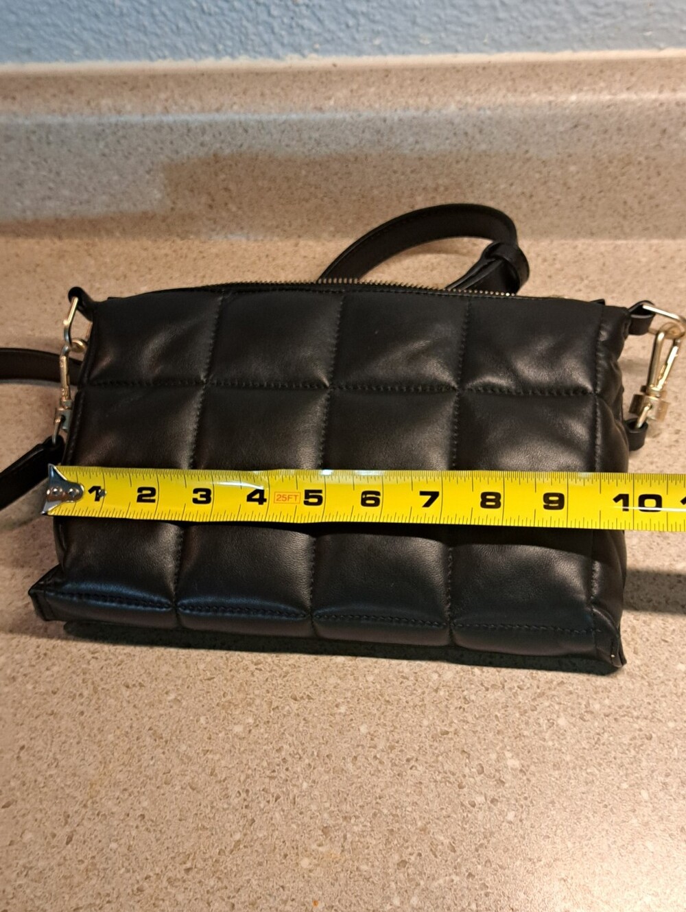 All Saints Eve Quilted Leather Crossbody Bag - Picture 10 of 11